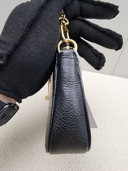 LV Black / Creme Empreinte Mini Pochette