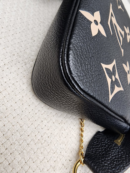 LV Black / Creme Empreinte Mini Pochette