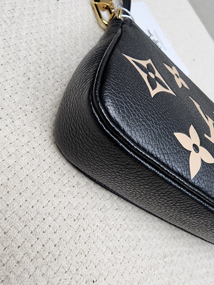 LV Black / Creme Empreinte Mini Pochette