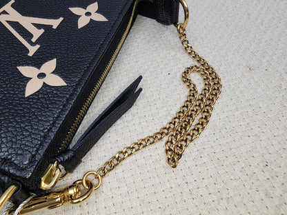 LV Black / Creme Empreinte Mini Pochette