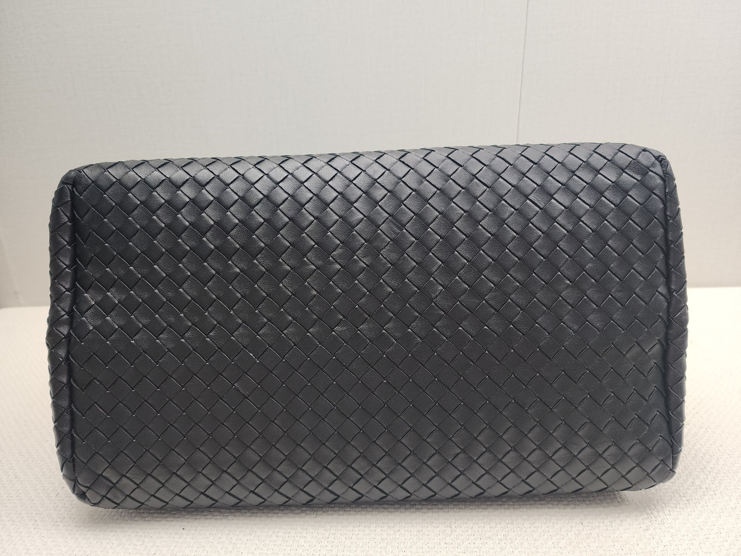 Bottega Veneta Black Intrecciato Milano Tote