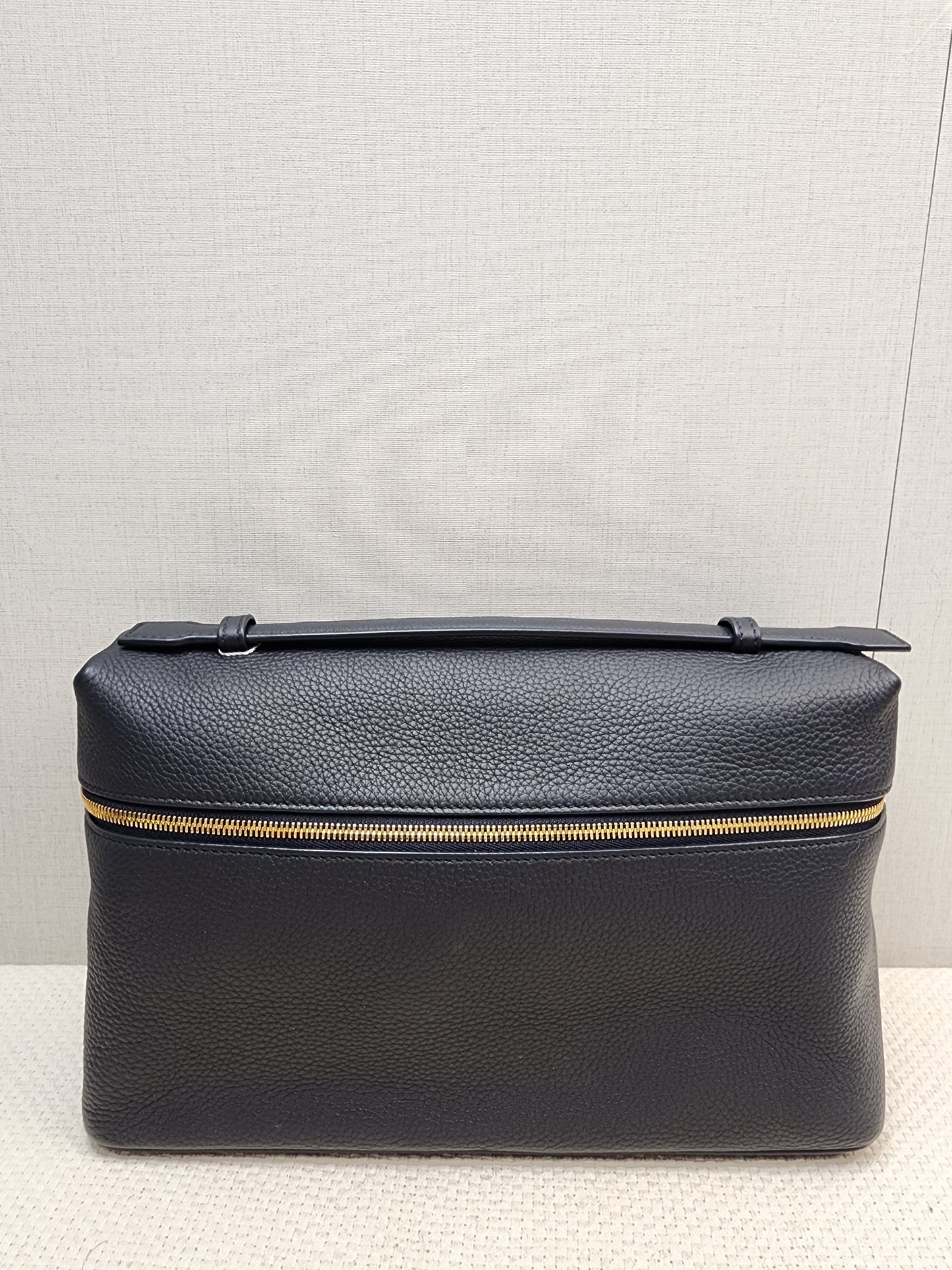 Loro Piana Navy Blue Grained Calfskin Extra Pocket L27 (GHW)