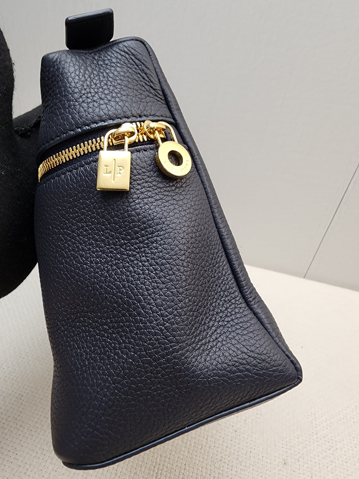 Loro Piana Navy Blue Grained Calfskin Extra Pocket L27 (GHW)