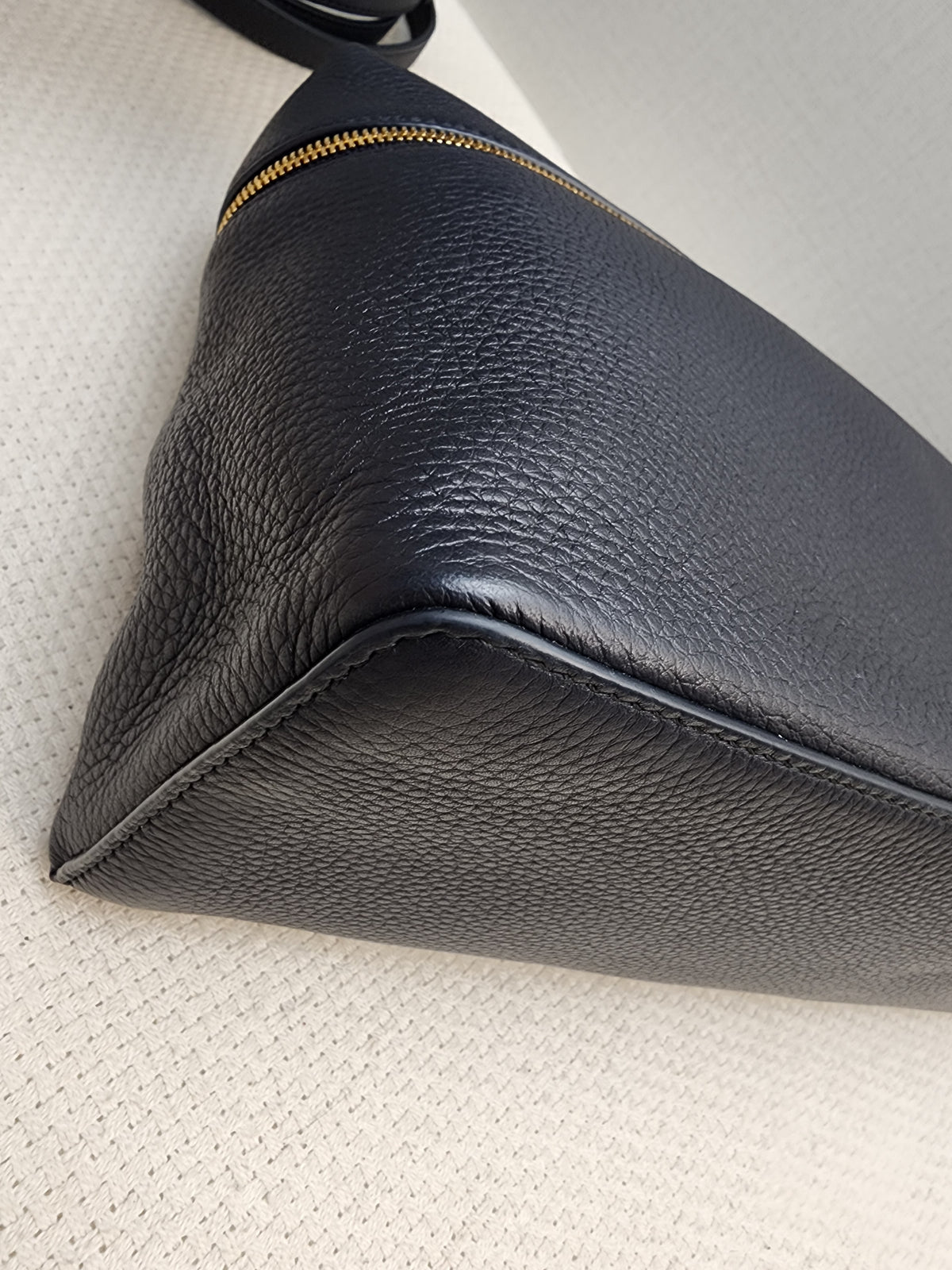 Loro Piana Navy Blue Grained Calfskin Extra Pocket L27 (GHW)