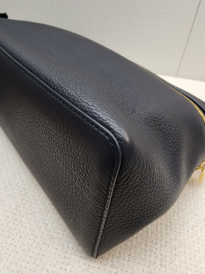 Loro Piana Navy Blue Grained Calfskin Extra Pocket L27 (GHW)