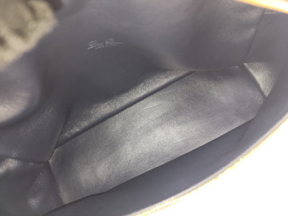 Loro Piana Navy Blue Grained Calfskin Extra Pocket L27 (GHW)