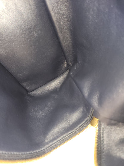 Loro Piana Navy Blue Grained Calfskin Extra Pocket L27 (GHW)