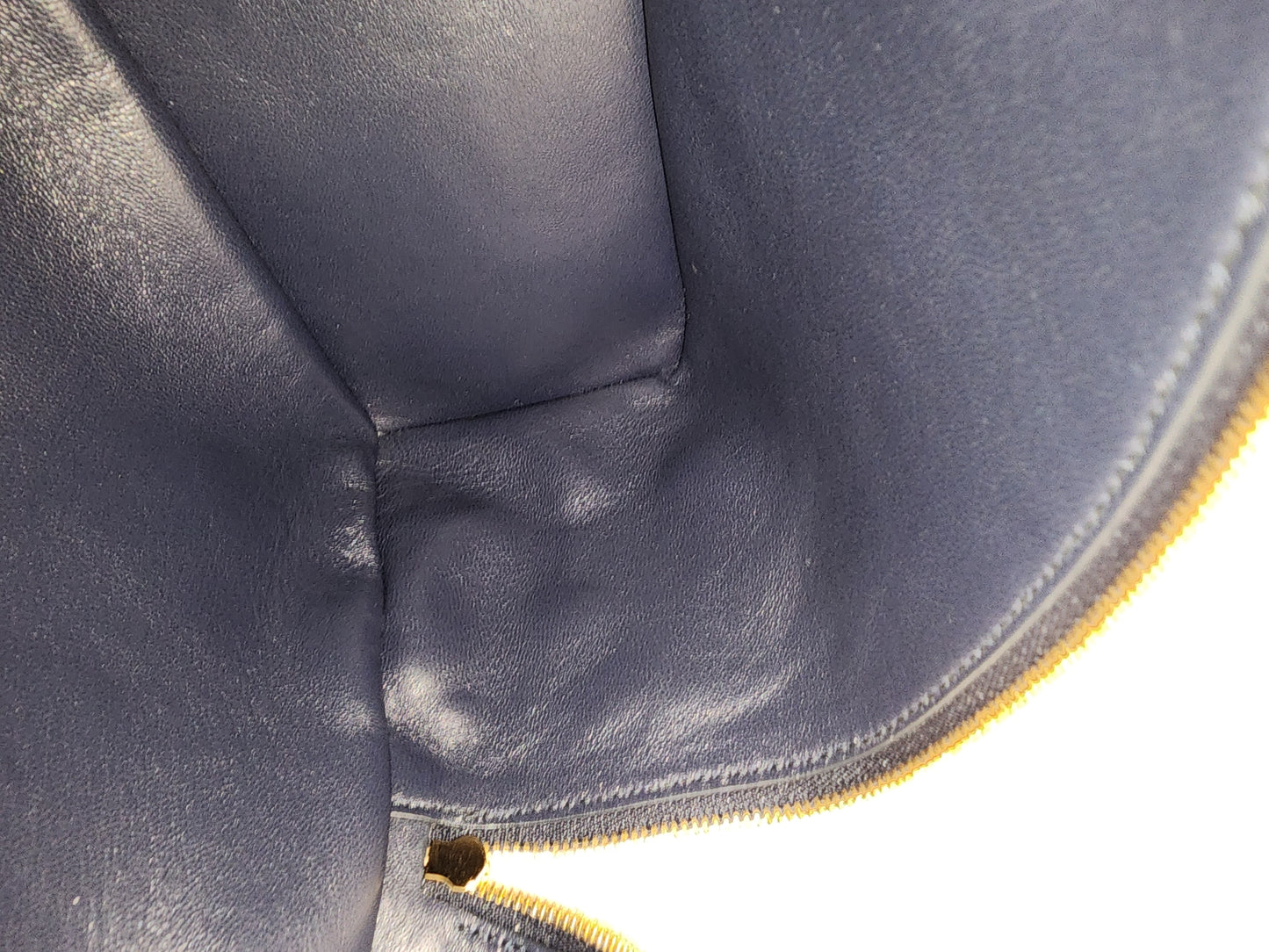 Loro Piana Navy Blue Grained Calfskin Extra Pocket L27 (GHW)