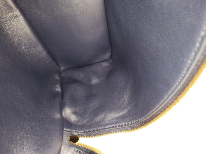 Loro Piana Navy Blue Grained Calfskin Extra Pocket L27 (GHW)