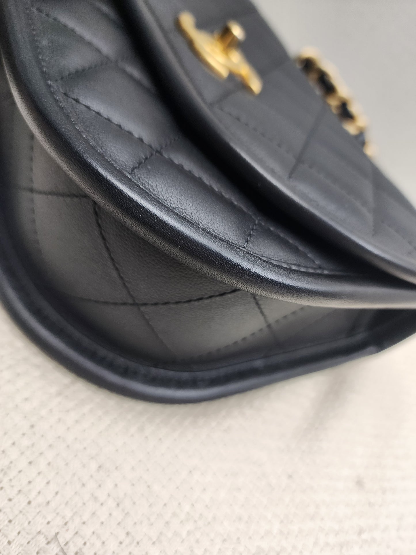 Chanel Black Calfskin 24S Casual Messenger Bag (GHW)