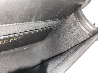 Chanel Black Calfskin 24S Casual Messenger Bag (GHW)