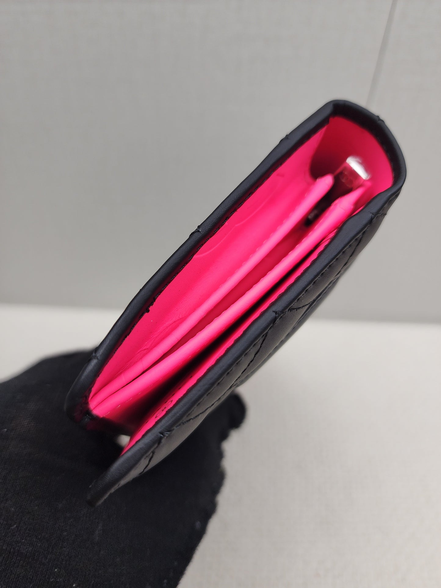 Chanel Black Calfskin Cambon Long Wallet