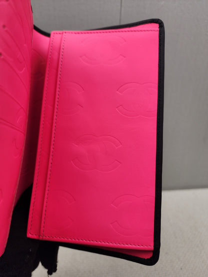Chanel Black Calfskin Cambon Long Wallet