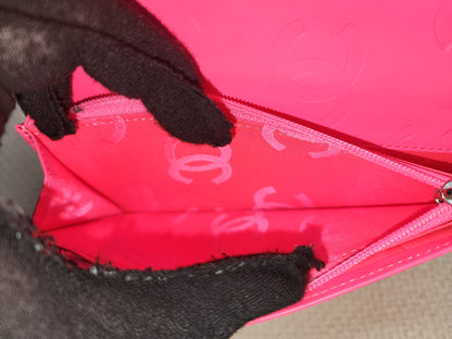 Chanel Black Calfskin Cambon Long Wallet