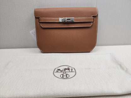 Hermes Gold Kelly Depeches 25 (PHW)