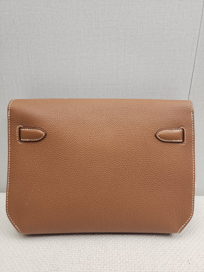 Hermes Gold Kelly Depeches 25 (PHW)