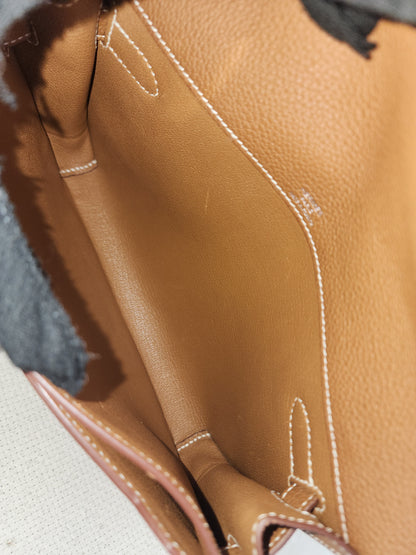 Hermes Gold Kelly Depeches 25 (PHW)
