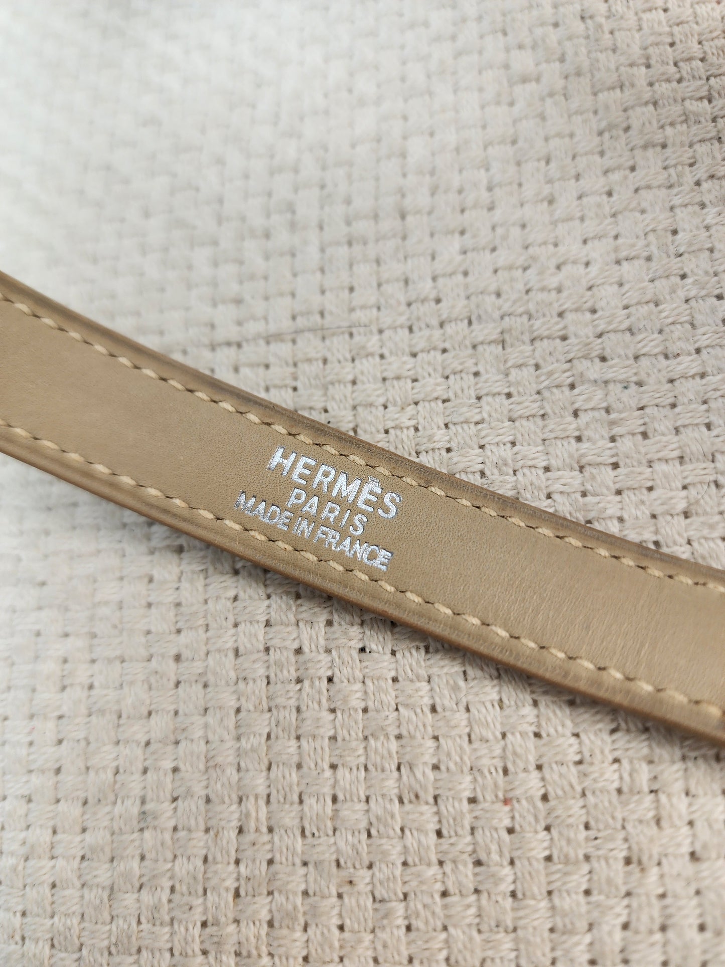 Hermes Beige Strap