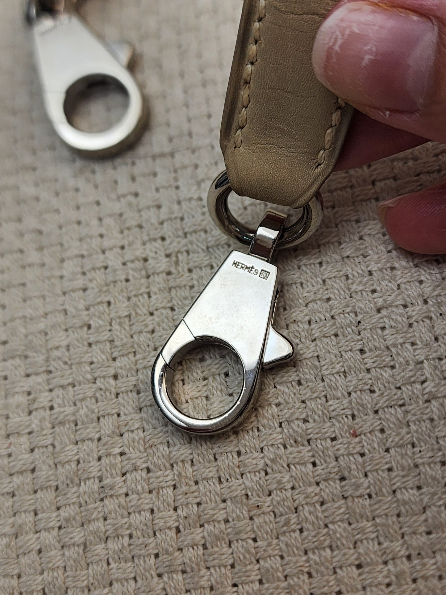 Hermes Beige Strap