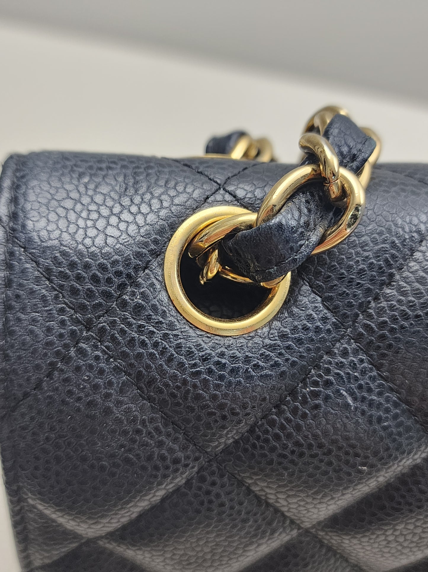 Chanel Black Caviar Classic Jumbo Flap Bag (GHW)