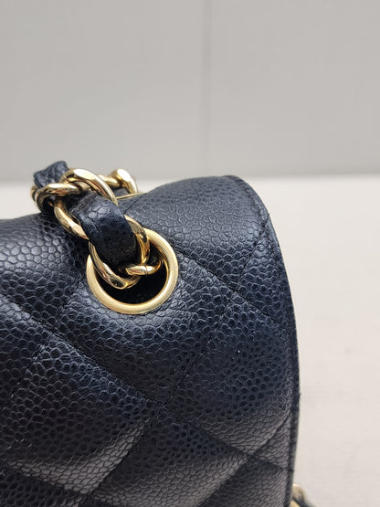 Chanel Black Caviar Classic Jumbo Flap Bag (GHW)