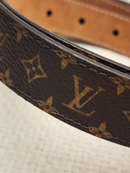 Lv Monogram Initials Belt 25mm