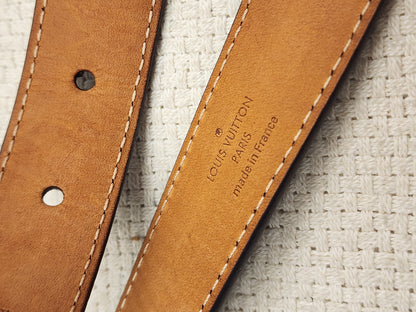 Lv Monogram Initials Belt 25mm