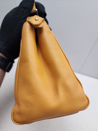 Fendi Caramel Brown Calfskin Mini Peekaboo