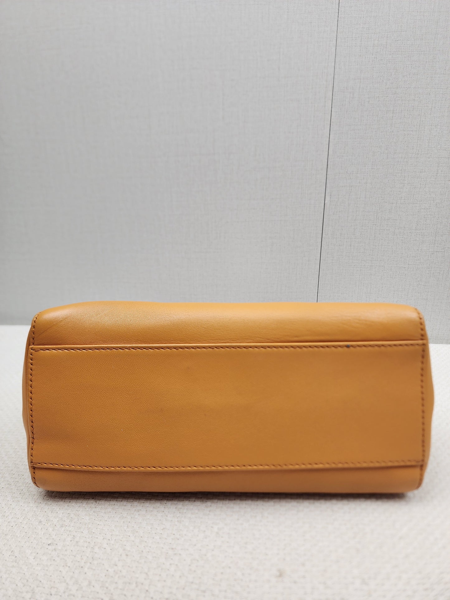Fendi Caramel Brown Calfskin Mini Peekaboo