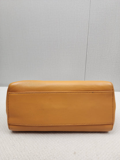 Fendi Caramel Brown Calfskin Mini Peekaboo