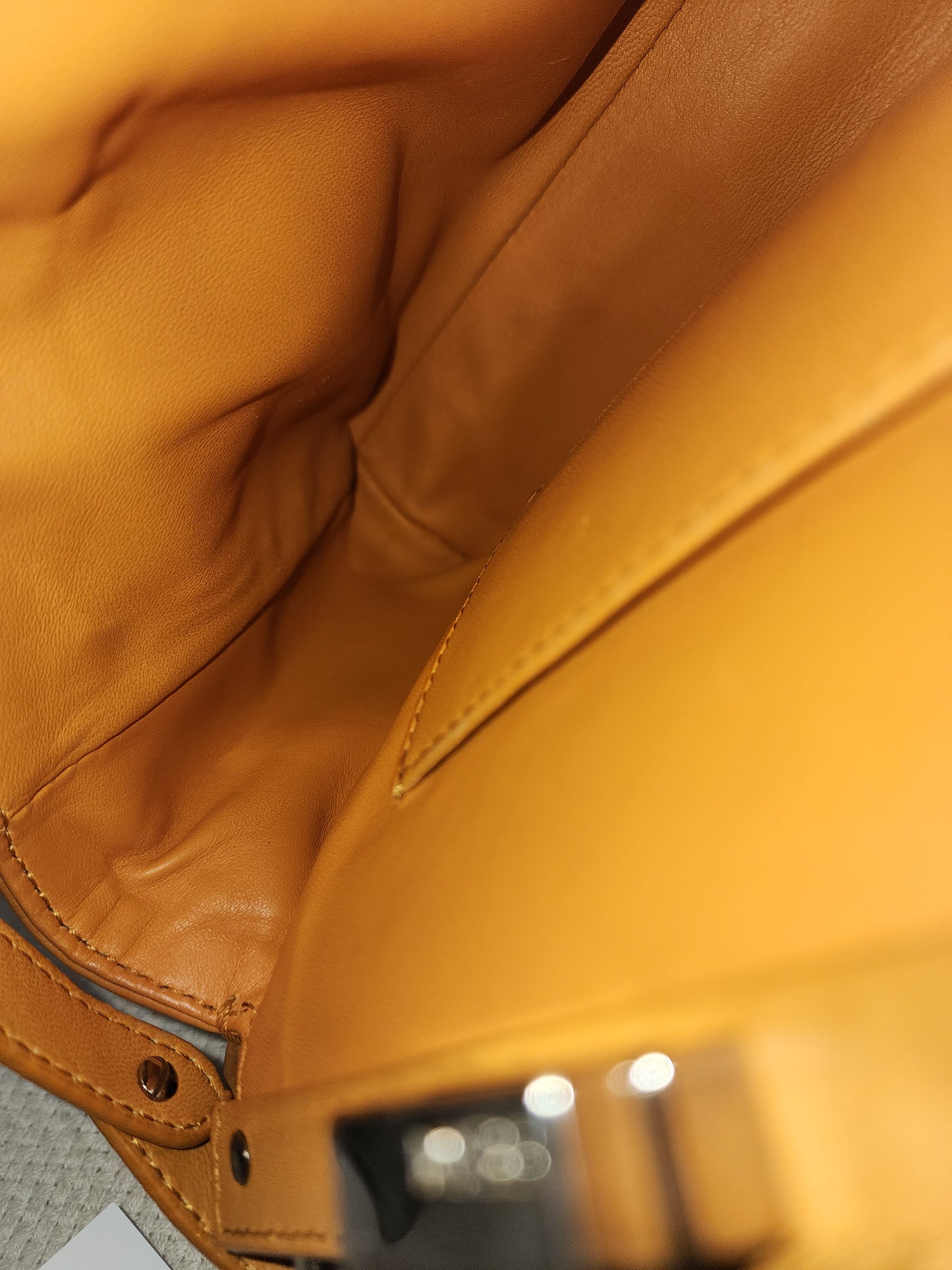 Fendi Caramel Brown Calfskin Mini Peekaboo