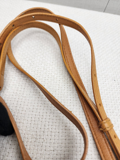 Fendi Caramel Brown Calfskin Mini Peekaboo