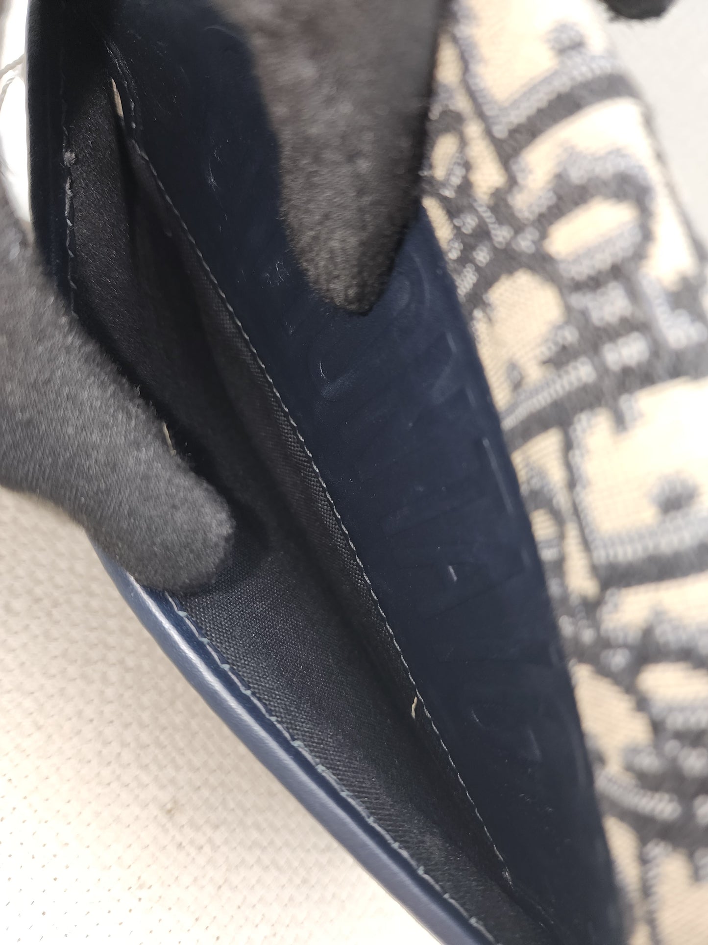 Dior Medium Blue Oblique Jacquard Bobby Bag