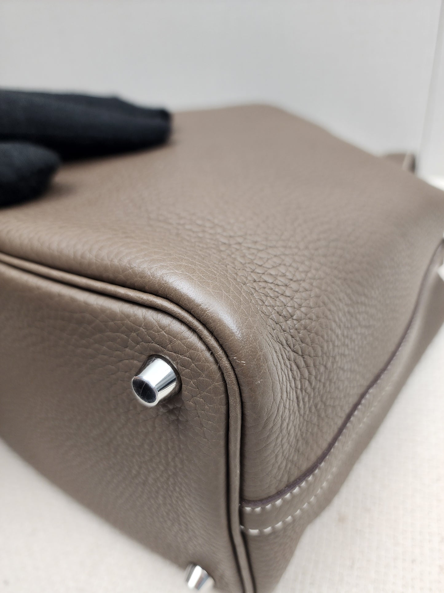 Hermes Etoupe Picotin 18 (PHW)