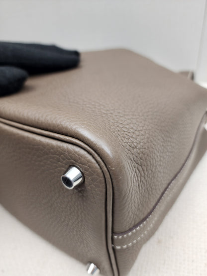 Hermes Etoupe Picotin 18 (PHW)