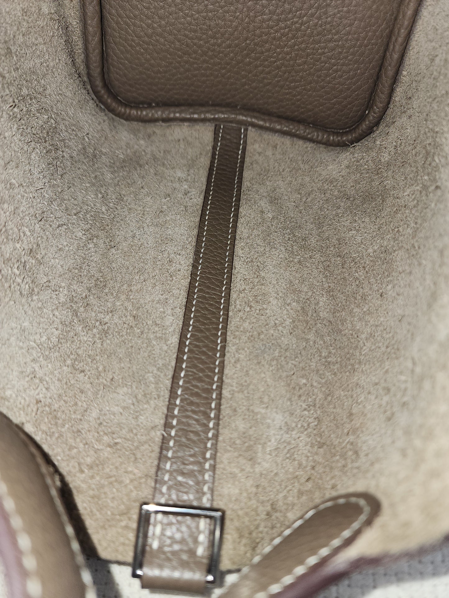 Hermes Etoupe Picotin 18 (PHW)