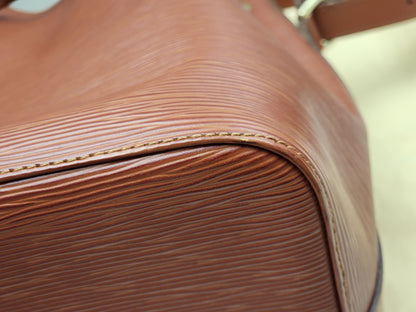 LV Brown Kenyan Fawn Epi Petit Noe