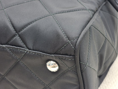 Prada Black Nylon Tessuto Bauletto Shoulder Bag