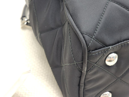 Prada Black Nylon Tessuto Bauletto Shoulder Bag