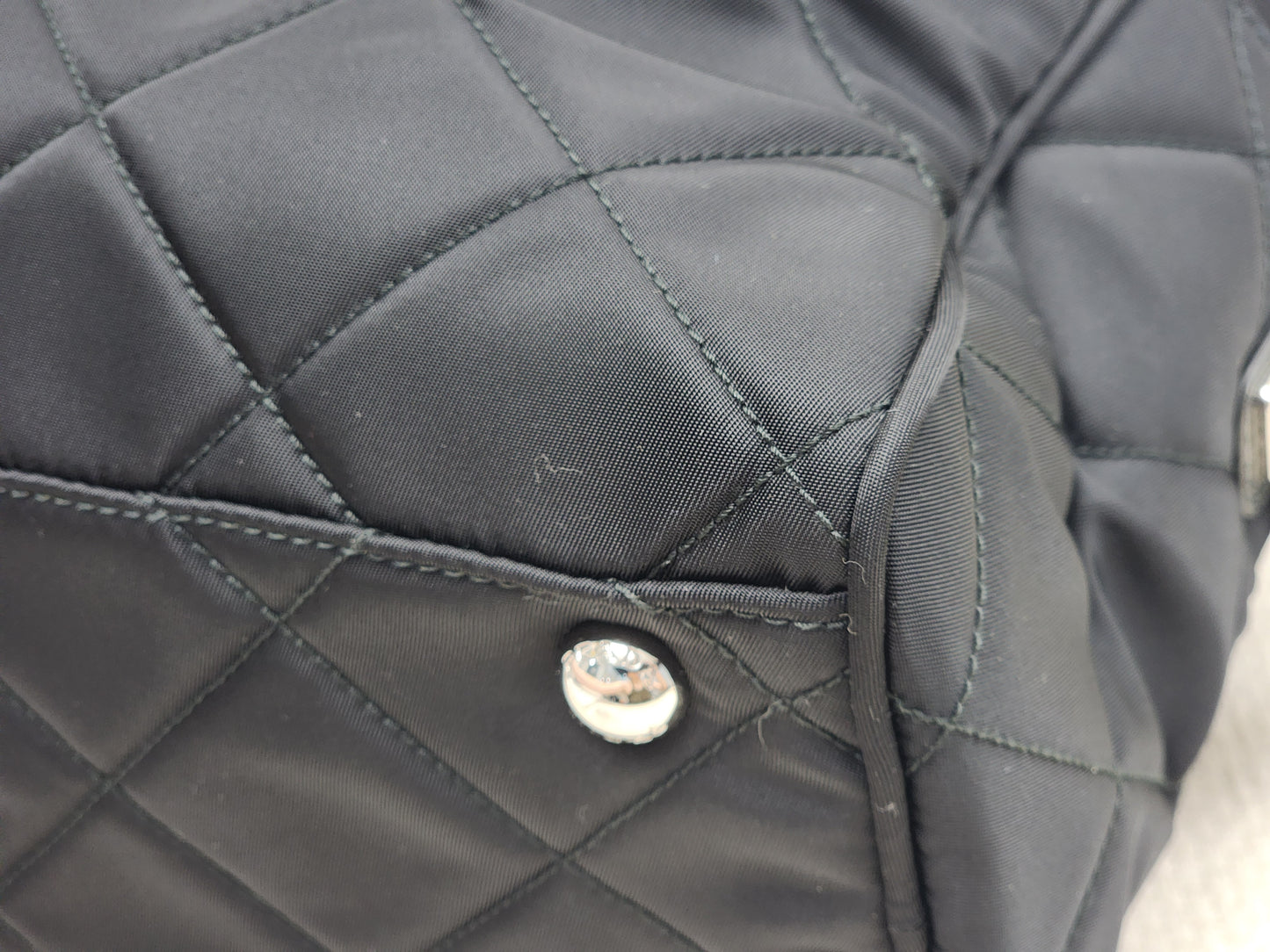 Prada Black Nylon Tessuto Bauletto Shoulder Bag