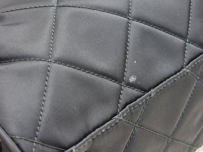 Prada Black Nylon Tessuto Bauletto Shoulder Bag