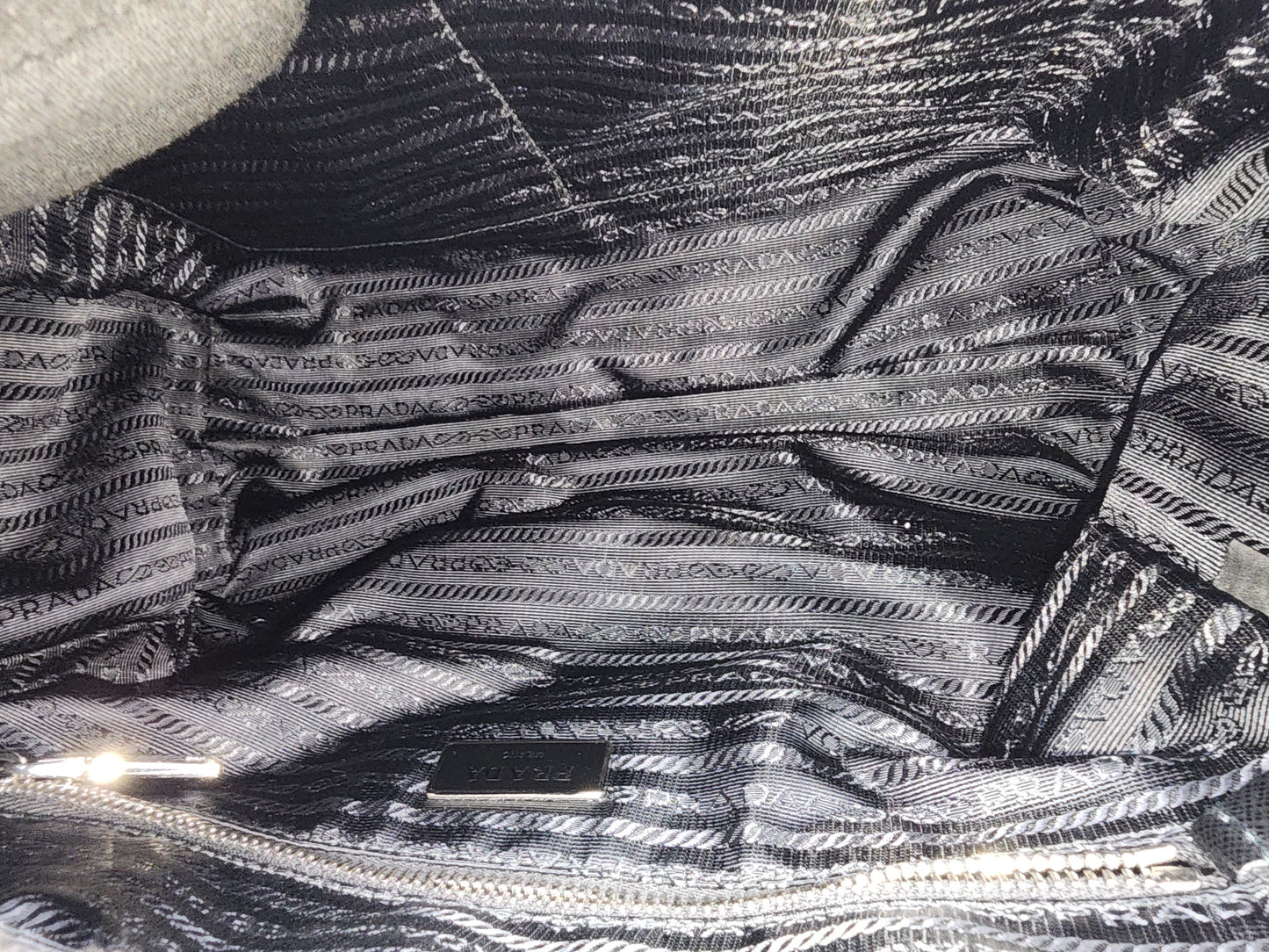 Prada Black Nylon Tessuto Bauletto Shoulder Bag