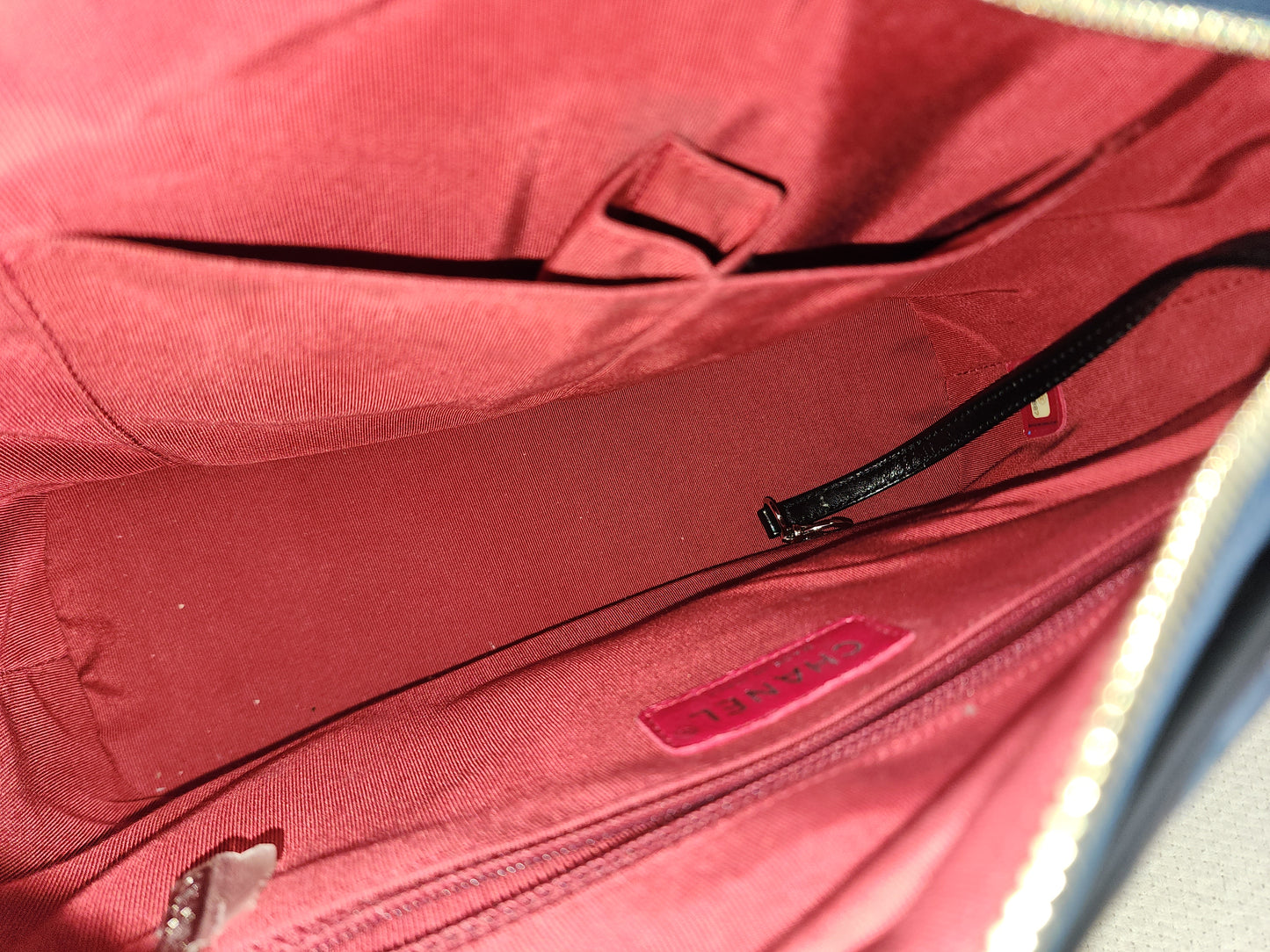 LV Blue Aged Calfskin Medium Gabrielle