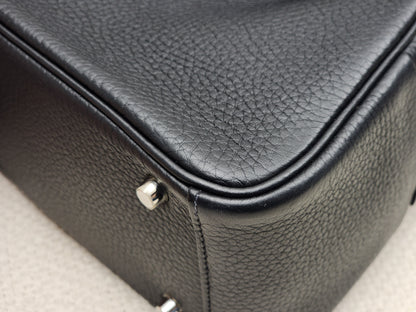 Hermes Noir Mini Lindy (PHW)