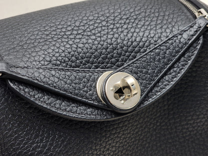 Hermes Noir Mini Lindy (PHW)