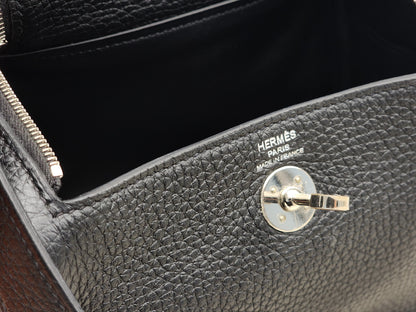 Hermes Noir Mini Lindy (PHW)
