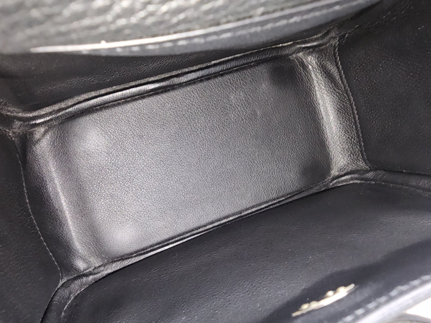 Hermes Noir Mini Lindy (PHW)