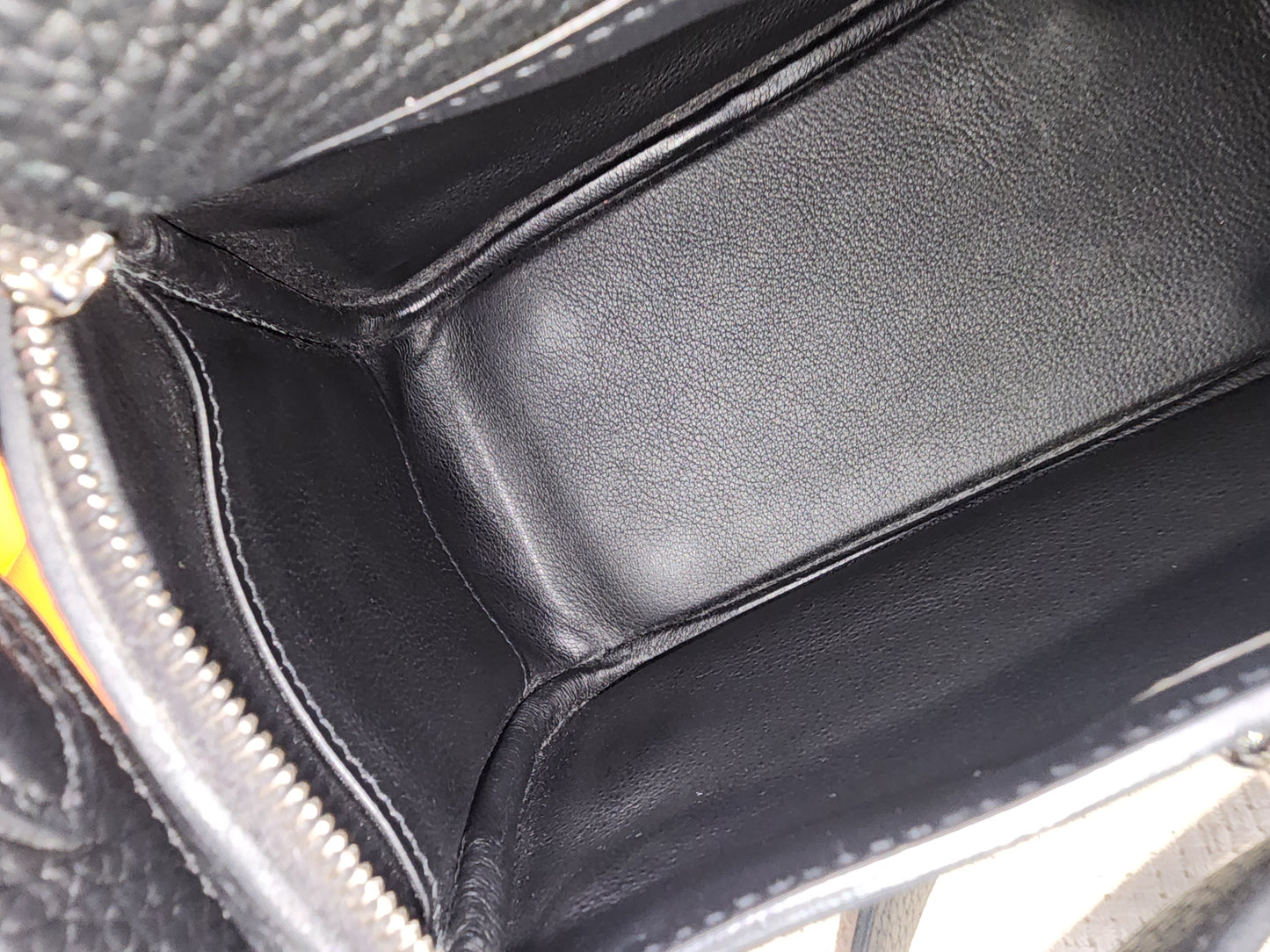 Hermes Noir Mini Lindy (PHW)