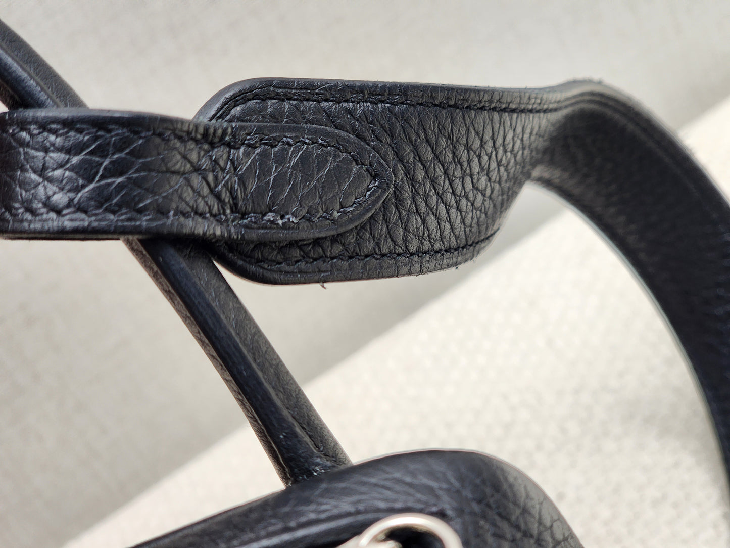 Hermes Noir Mini Lindy (PHW)
