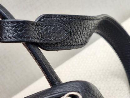 Hermes Noir Mini Lindy (PHW)